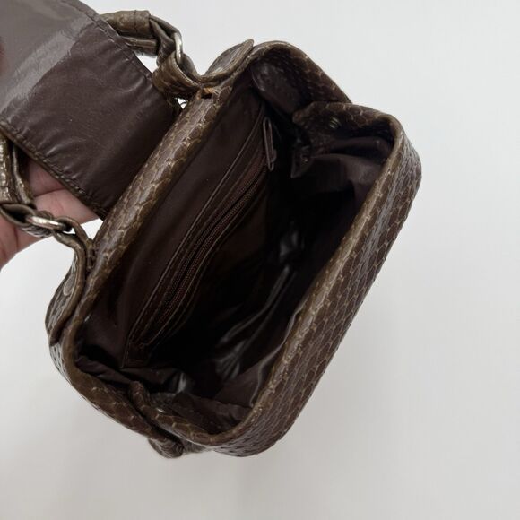 Vintage Brown Structured Top Handle Small Purse - Picture 6 of 7